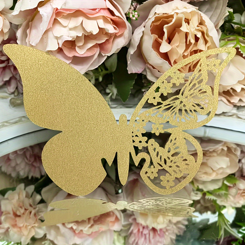 Segnaposto In Carta - 50 Pezzi Bianchi 10x10cm, Per Matrimoni, Compleanni E Feste - Foto 6