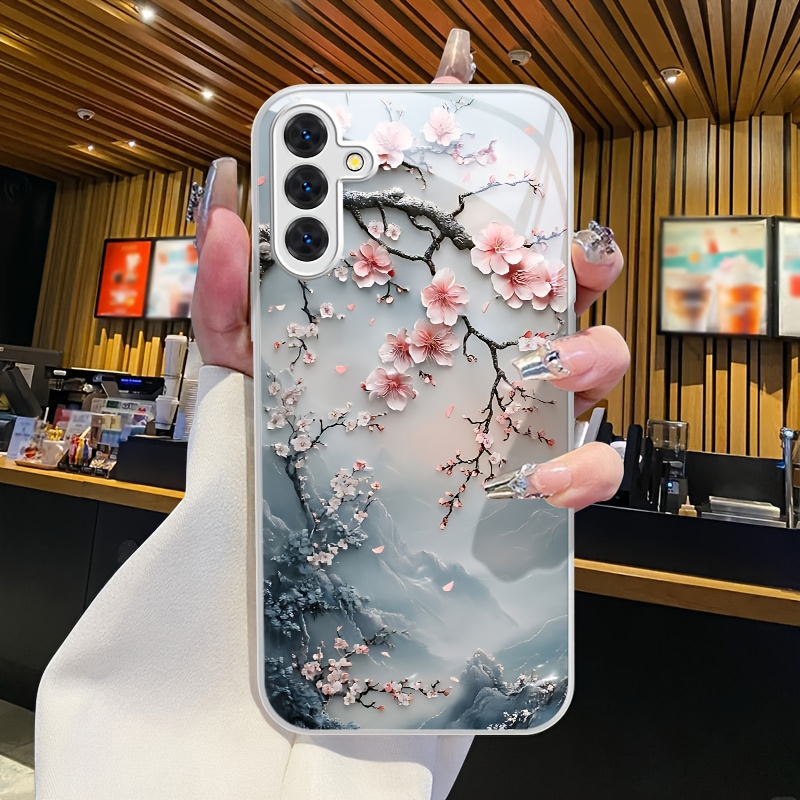 TEMU Phone Case - Tempered Glass Phone Case Cover Suitable For Galaxy