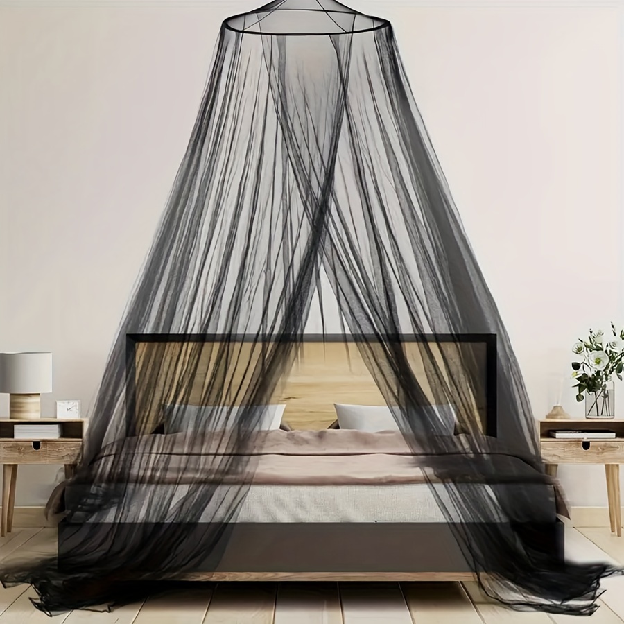 extra large white mosquito net canopy versatile for indoor outdoor use   camping   and garden protection fits single to   beds crib hanging bed net travel details 7