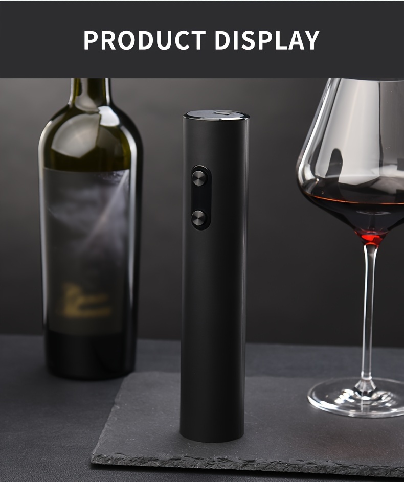 popular   automatic electric wine opener 1pc corkscrew bottle opener cool kitchen gadgets for wine lovers ideal housewarming gift   accessory aa batteries not included details 7