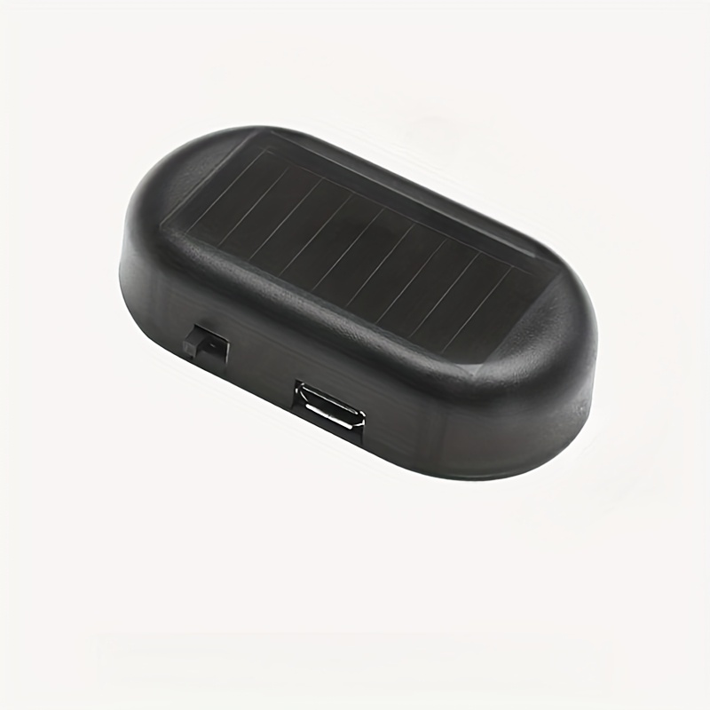 1pc/2pcs Solar Anti-Theft Lights, LED Indoor Breathable Decorative Lights, Simulation Lights, Convenient USB Charging