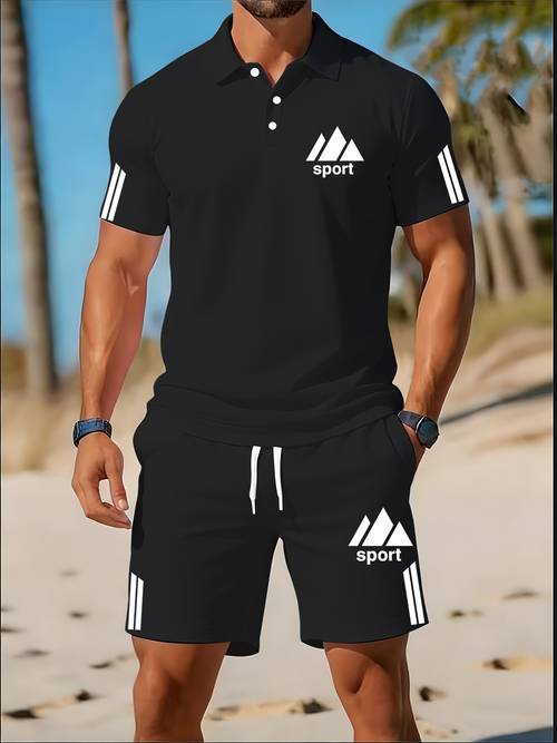 mens golf suit street casual sport date outdoor versatile wear