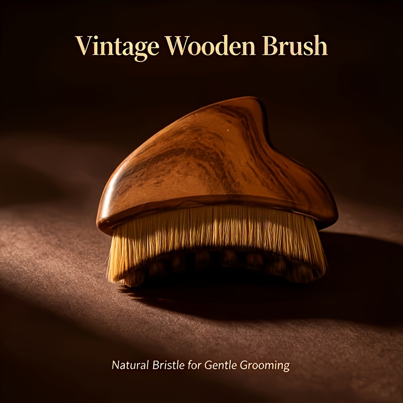 New Massage Brush With Angled Design For Comfortable Grip, Soft And Fine Bristles. Lymphatic Contouring Facial Brush For Eye And Neck Care, Suitable For Gua Sha. Ergonomic Handle Of Use. High-quality