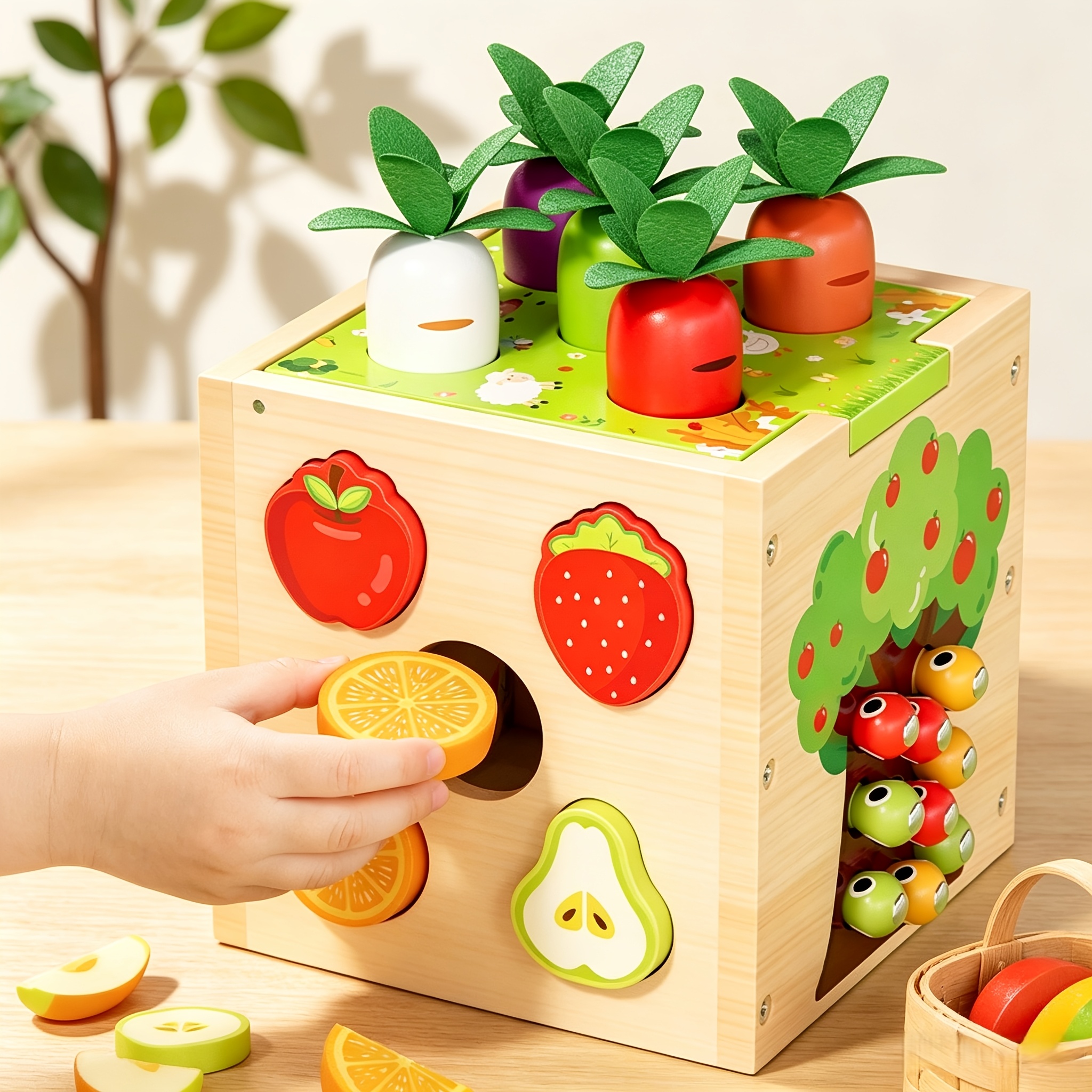 STEM Multi-Functional Wooden Brain Toy Gift Box