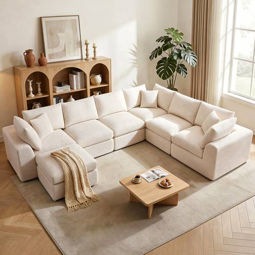 sofás y divanes de l sin tipo chaise longue | modulares y multifuncionales, minimalista comprimida sin , no requiere montaje, lavable, sofá para y dormitorio, tela de afelpada, respaldo de almohadas, sofá modular de 7/4/2 plazas