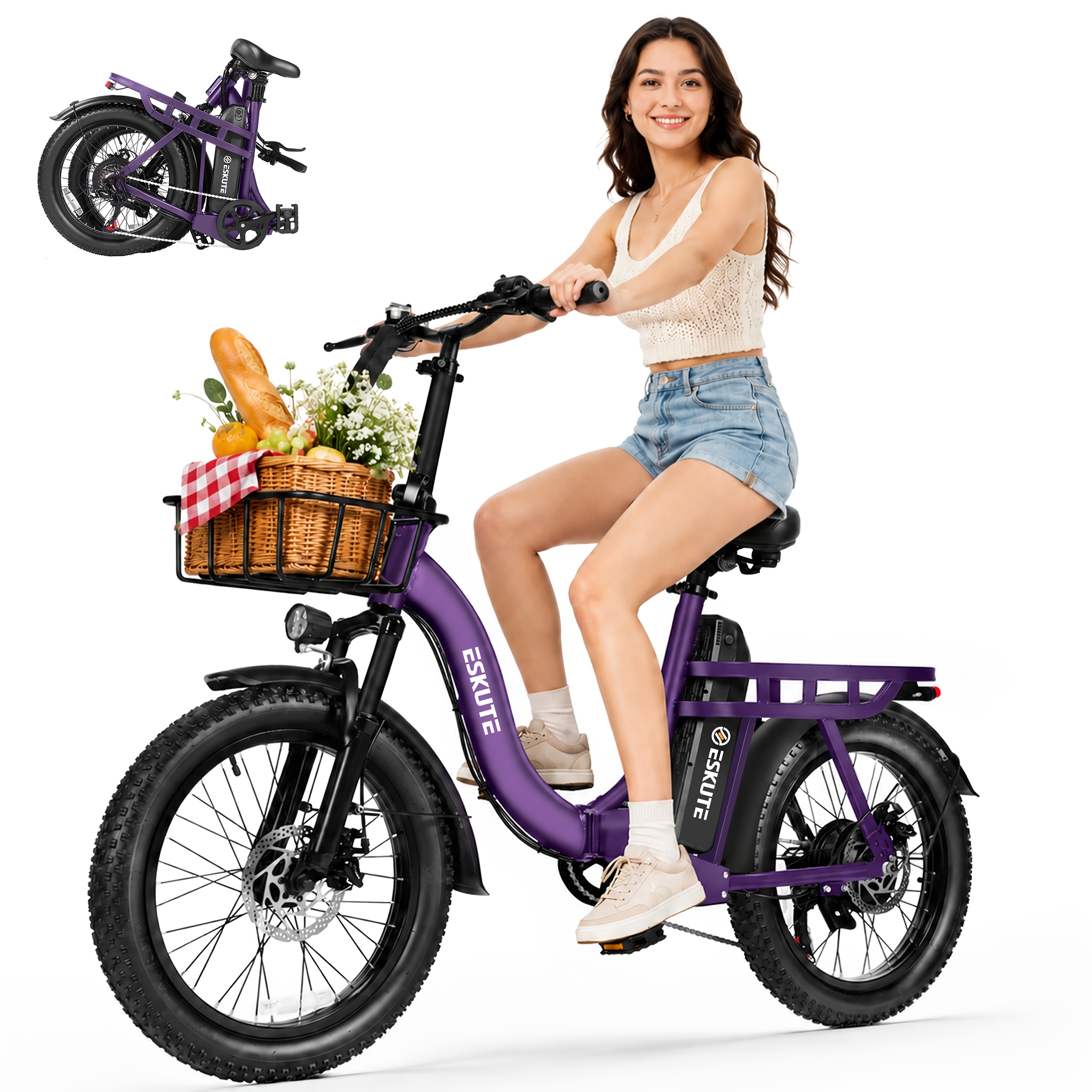 electric bicycle, 48 .4ah battery, foldable, front frame included Product details 3