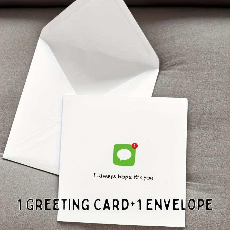 Romantic 'i You' Greeting Card With Envelope – Cute And Design For Valentine's Day, Birthdays, Anniversaries | Perfect For Girlfriend, Boyfriend, Wife, Or Husband, Valentines Day Gifts