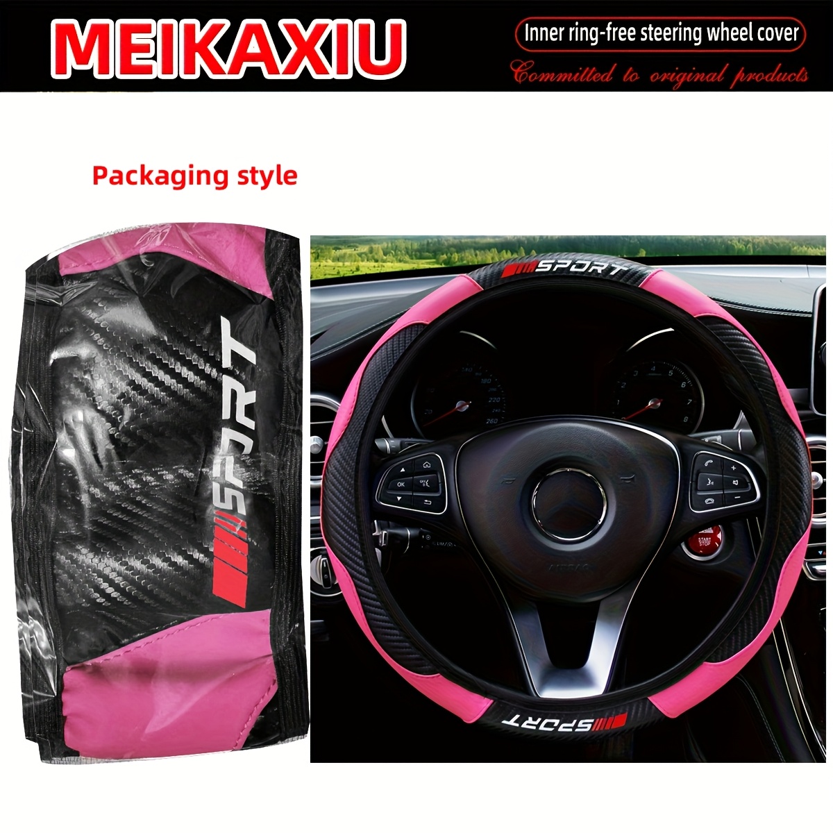 Elastic Car Steering Wheel Cover