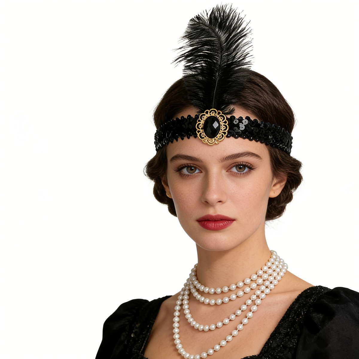 2pc 1920s Gatsby Style Additions Set for Women