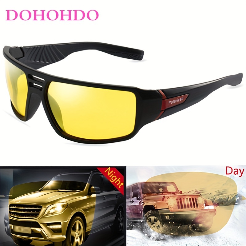 Gafas de visión nocturna para coche, lentes polarizadas para conducir de  noche, motocicleta, piezas de automóviles, Unisex