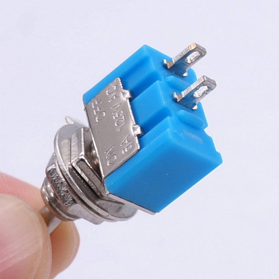 10-Pack 6A 125VAC Mini Toggle Switch – SPDT 3-Position On-Off-On, 3-Pin For Auto, Home & Industrial Use