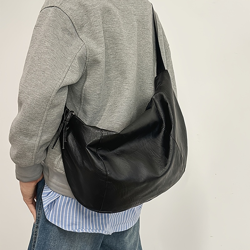 TEMU Borsa a tracolla da di grande capacit�, borsa da casual da , borsa a spalla in PU facile da , tracolla regolabile, , taglia grande/pezzo, borsa