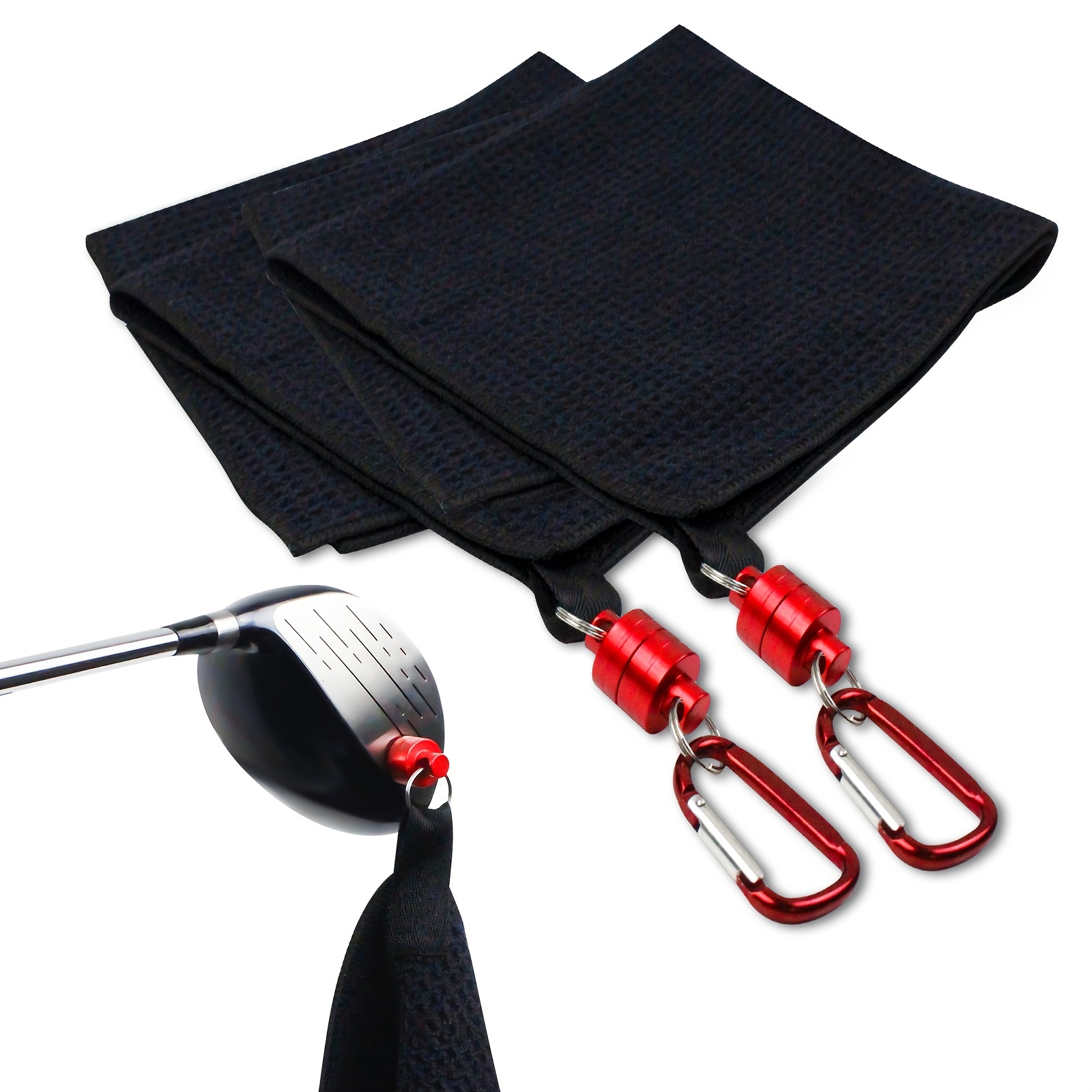 TEMU Golf Towel, Magnet Golf Pack, Golf Towel Magnet Golf Towels For Men, Golf Towels For Golf Bag, Dad Golf Towels Microfiber