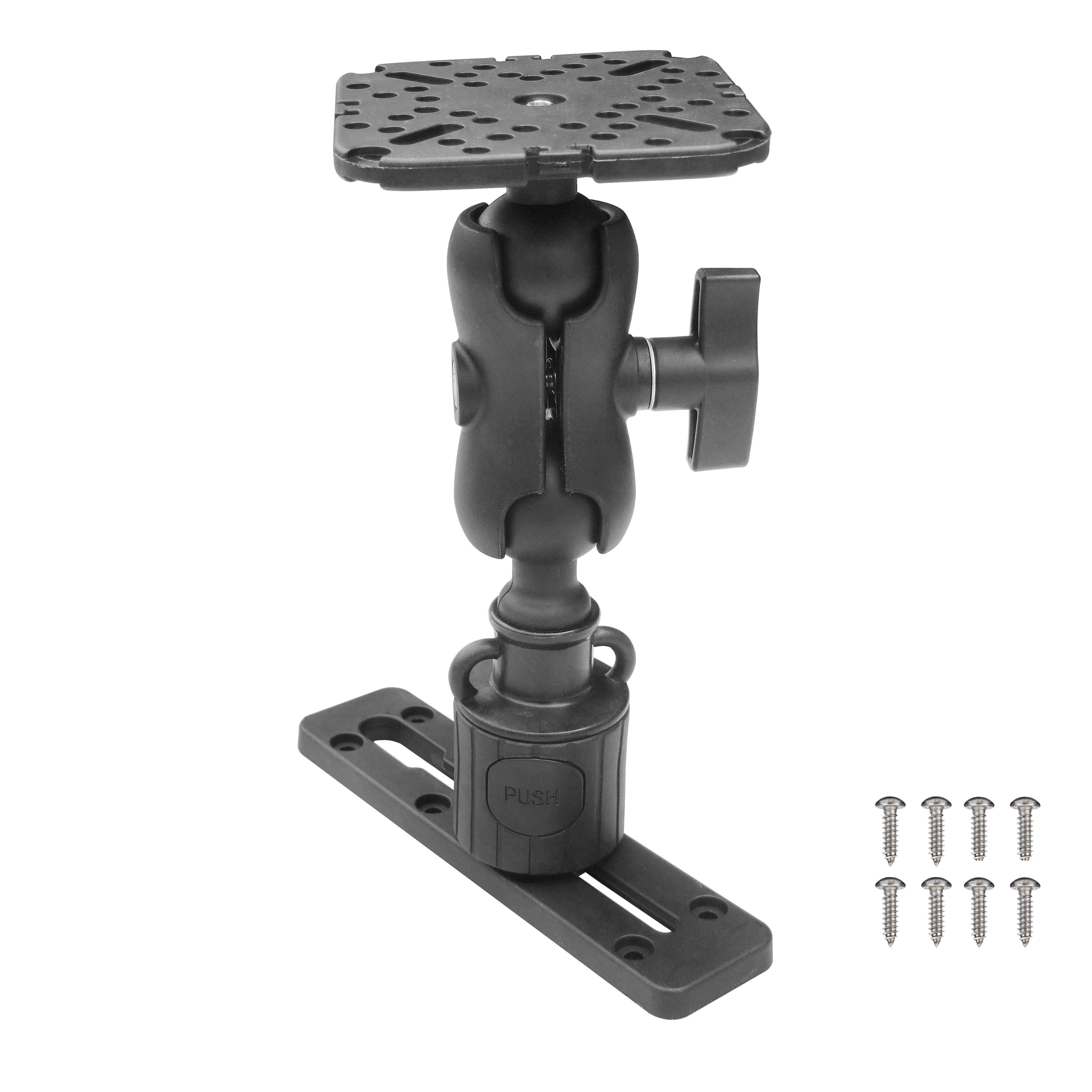 

Adjustable, Mini Mount With Track - Nylon & Stainless Steel, Includes Screws