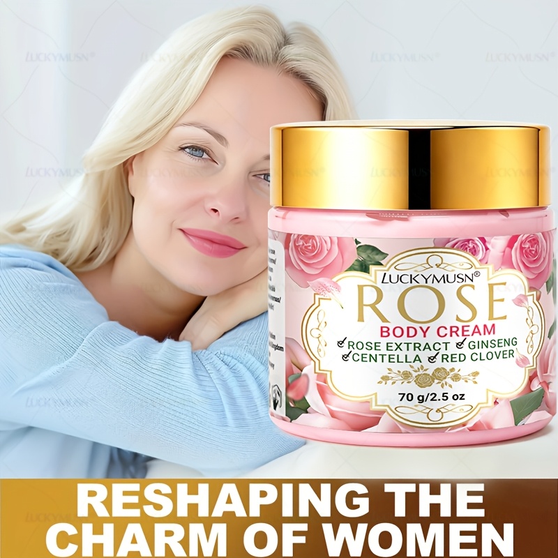 rose body lotion elegant rose fragrance long lasting scent   moisturizing brightening skin softening delicate smooth and elastic suitable for face neck underarms body etc moisturizing care Product details 1
