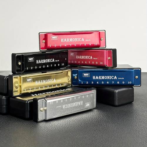 sketchia harmonica sketchia 10 hole chromatic harmonica key of c durable plastic with polished protective case ideal beginner gift red options