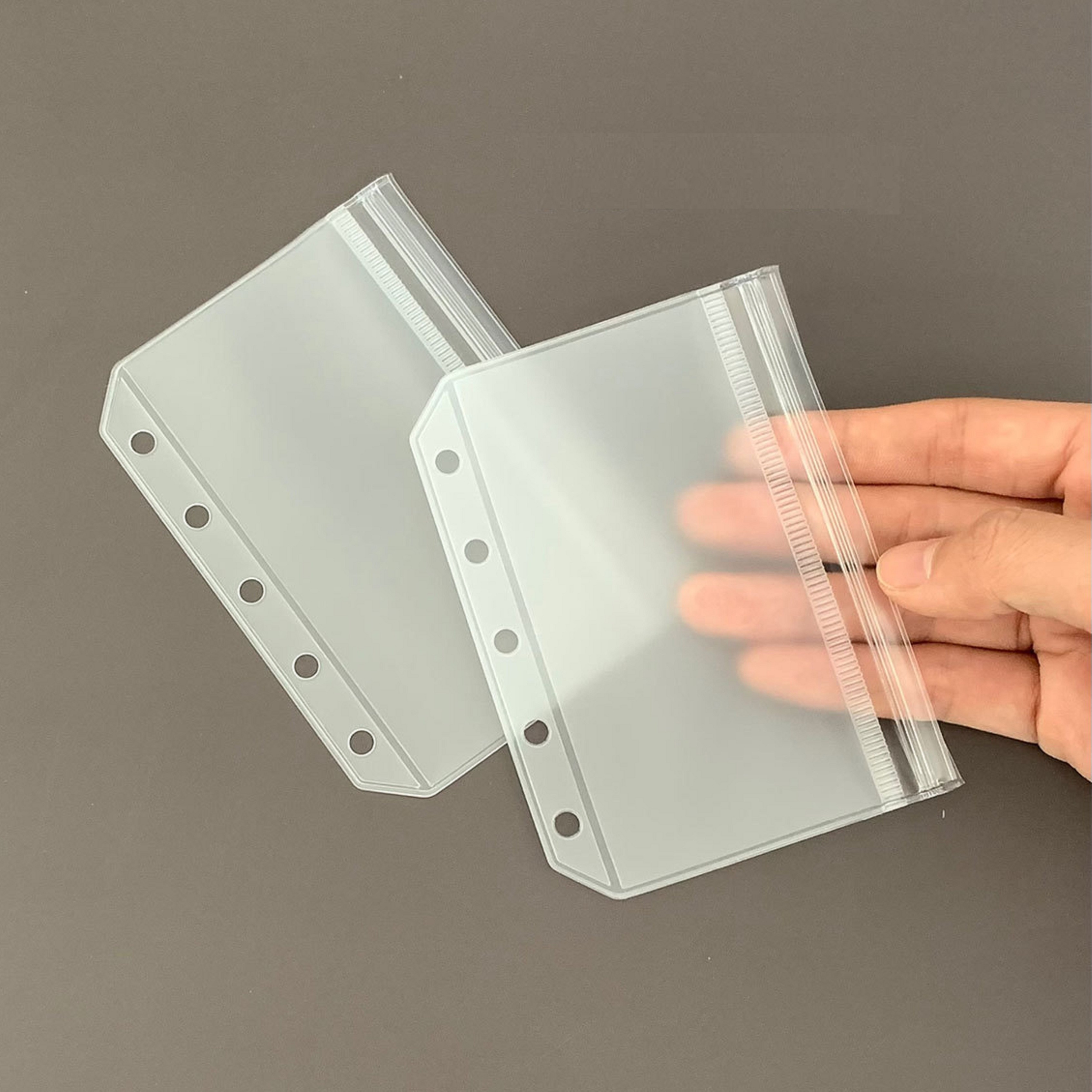 6pcs m5 a7 pvc binder pockets durable photo card sleeves diy - Temu Canada