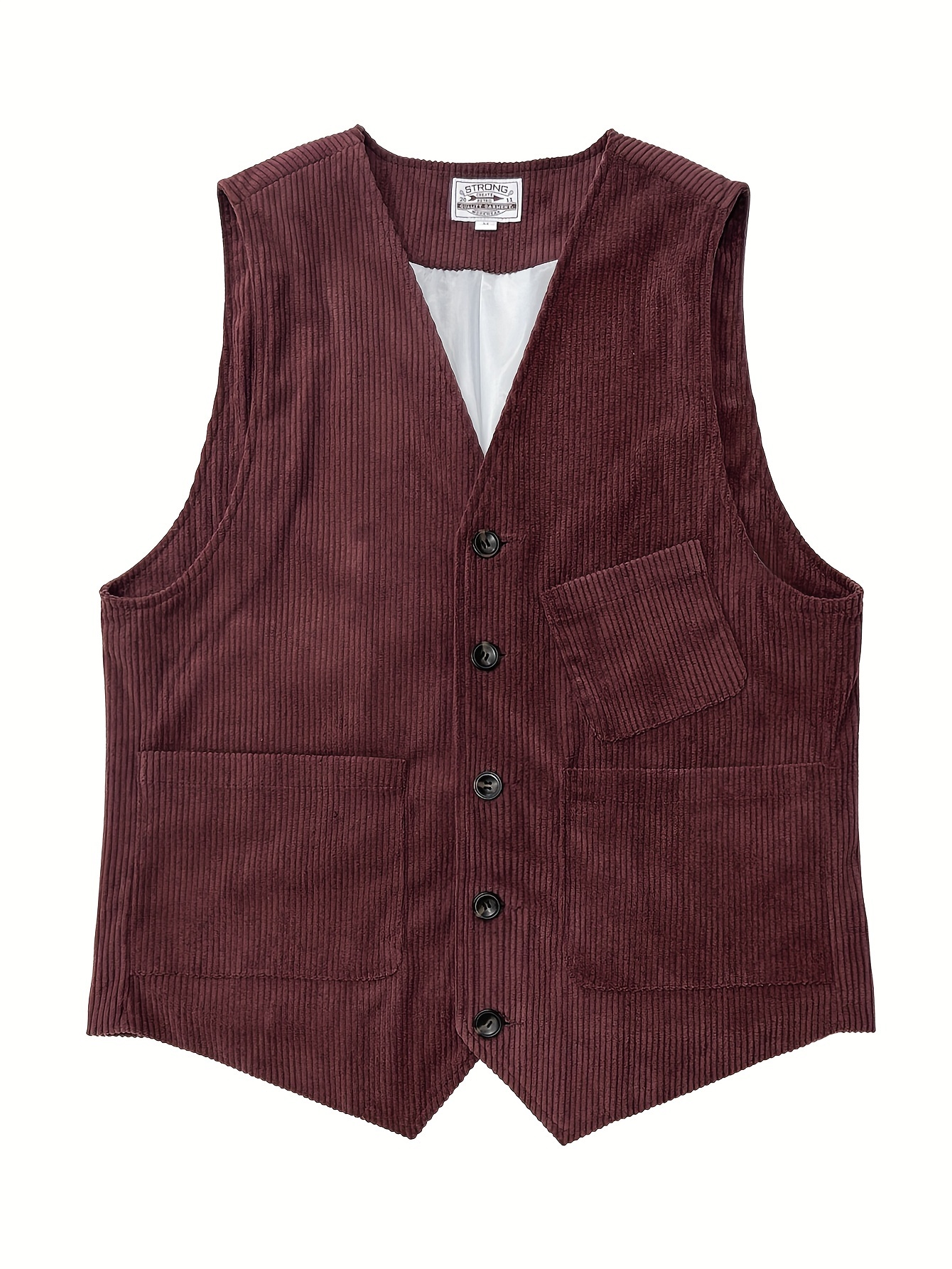 mens vintage vest british style outerwear business casual - Temu