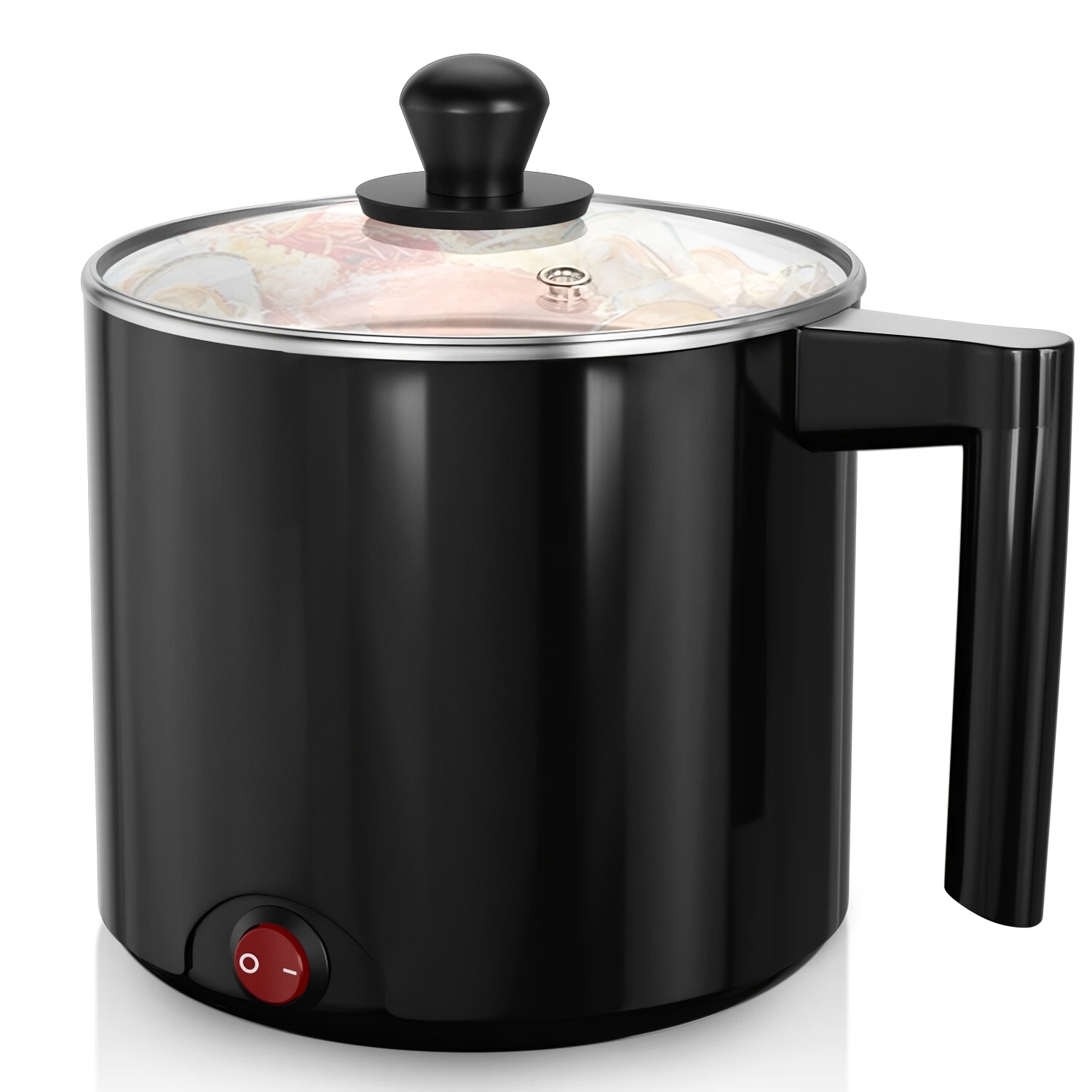 Electric Hot Pot – 50.72oz Non-Stick Saucepan Cooker for Noodles, Steaks, Eggs & Pasta, Quick-Cook Function, Perfect Christmas Gift for Students & Home Cooks — Zaynora Luxury Marketplace