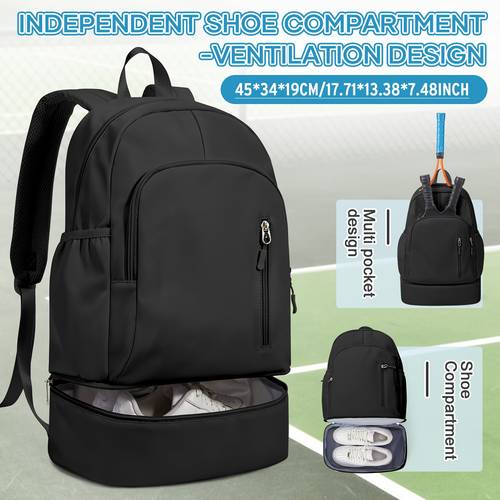 grand sac à de sport, 60l, avec compartiment à chaussures et poche humide pour natation et