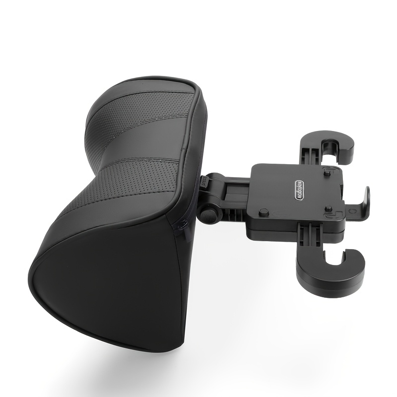 TEMU Adjustable Car Headrest Neck Pillow With Foldable , Universal Fit Breathable Car Neck Support Cushion, 360° Rotation Telescopic Length Car Neck