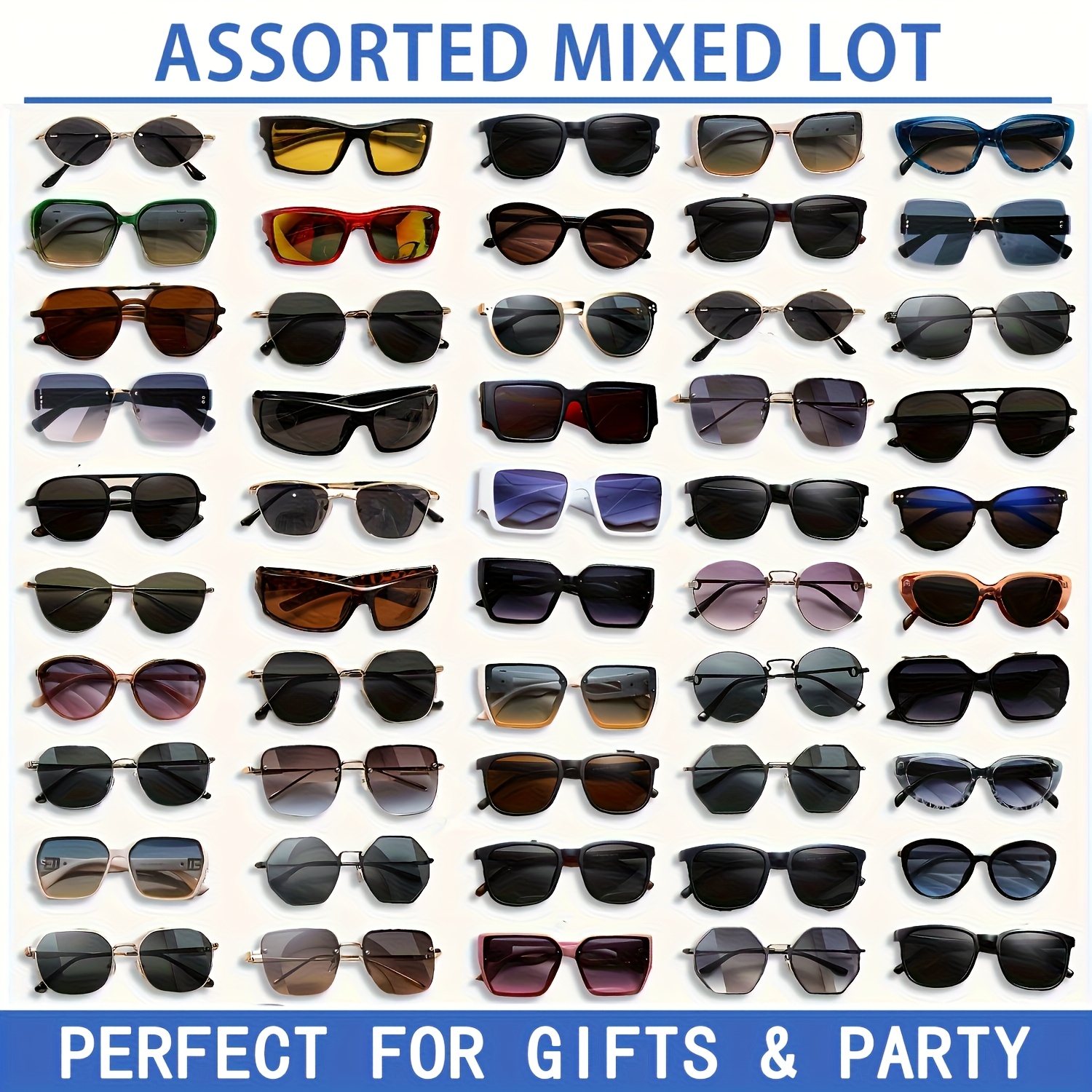 sun glasses sold on Temu United States display picture 3