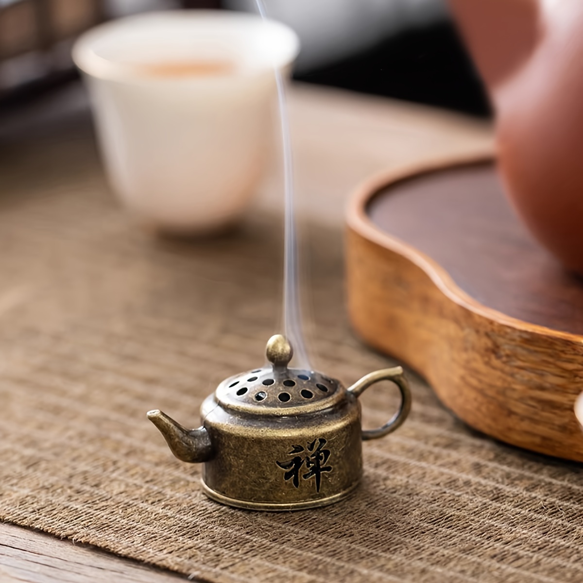Antique Chinese Ceramic Incense Holder Home Decor - Temu Canada