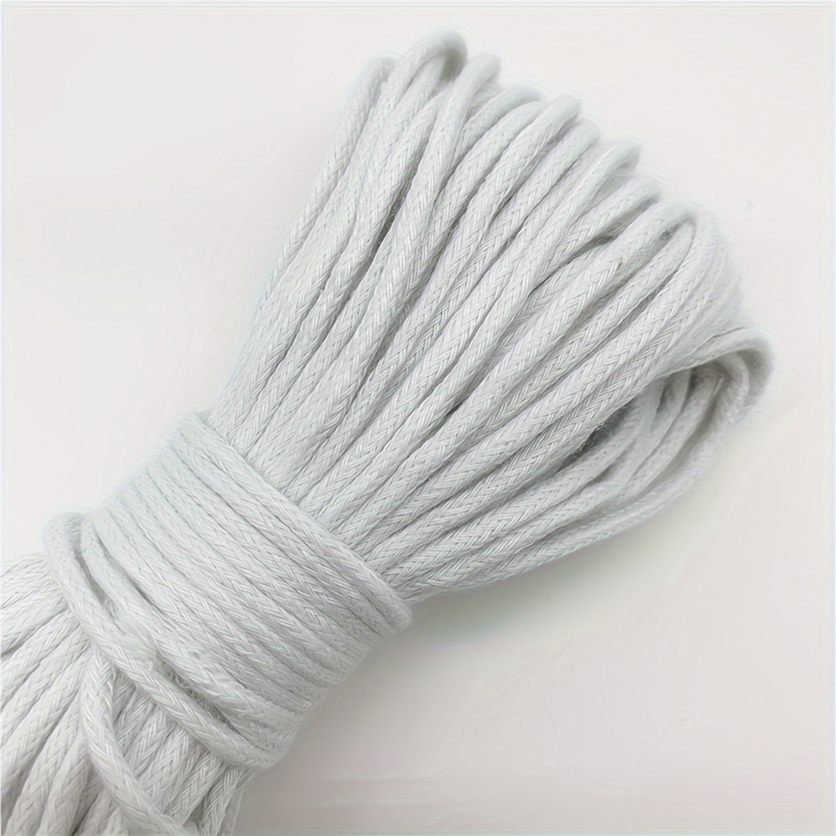 Image of 5 Yards 2mm 2.5mm 3mm Cord Rope Braided Twisted Rope High Tenacity Thread Textile Craft Woven String Home Decoration