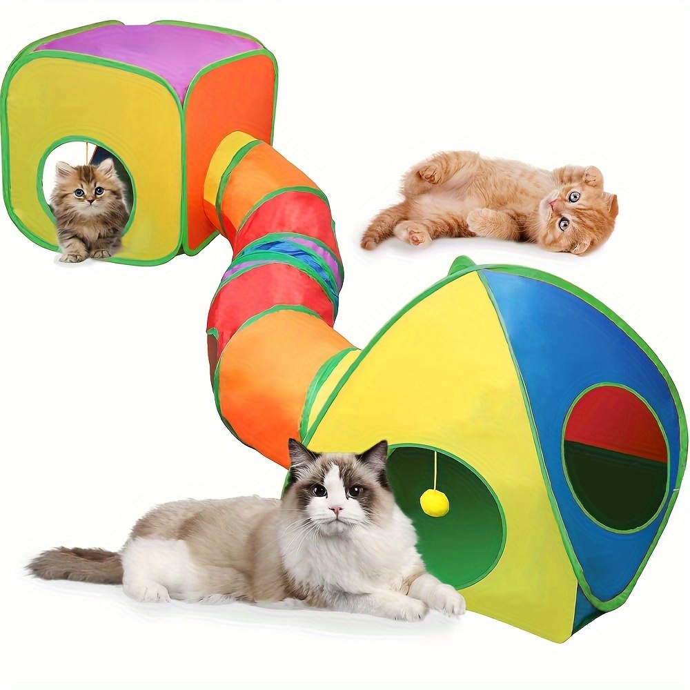 

Interactive Cat Toy & - Collapsible Pet For , &