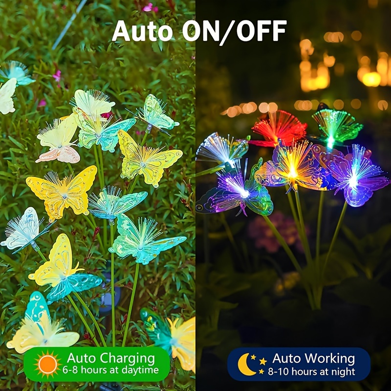 solar lights outdoor decor smart sensor with auto brightness garden   patio lighting   gift Product details 3