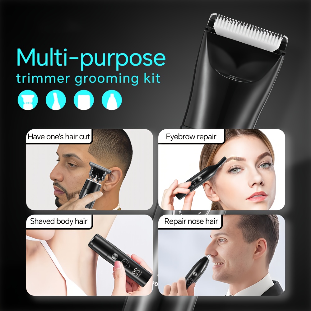   professional mens body hair trimmer groin and body trimmer with built in usb charging port multifunctional trimmer essential for home and travel and   a   for fathers day gifts Product details 6