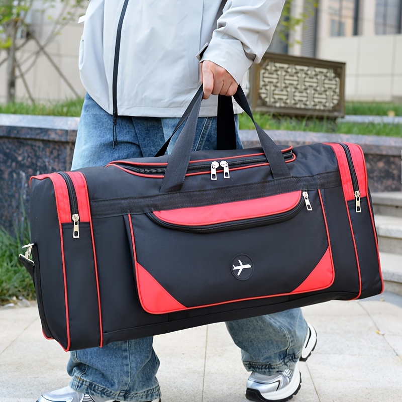 Foldable Travel Bag with Multi-Layer Pockets for Organisation