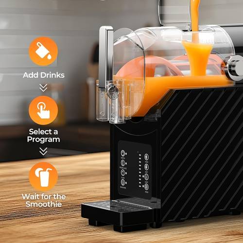 home smoothie maker ice cream maker with 6 7 temperature adjustable suitable for margaritas ice cream and other drinks self cleaning function