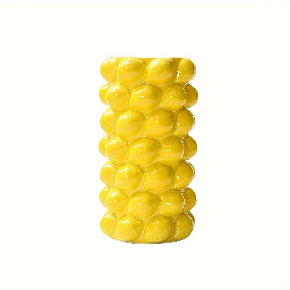 TEMU Hlquseqa -shaped Vase, , Vase For , Decor, No , 3d & Strawberries