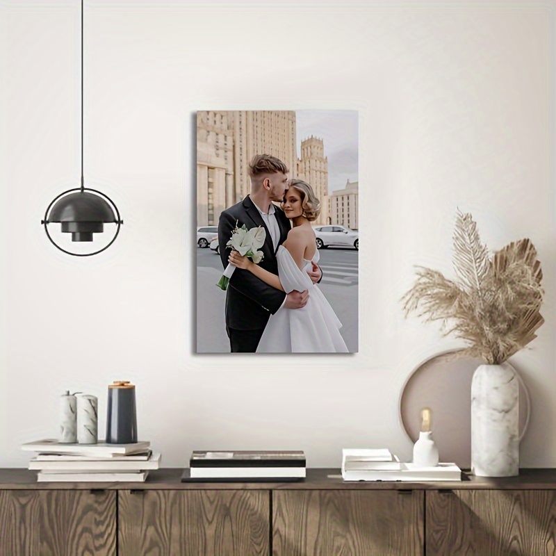 1  canvas print with frame personalized family photo   uv printed home album picture for dining room kids room living room bedroom printed wall decor poster painting office wall hanging decoration details 8