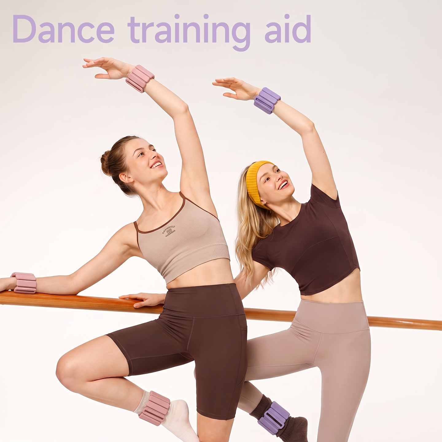 2pcs Magnetic Wrist & Ankle Weights with Hook & Loop Closure