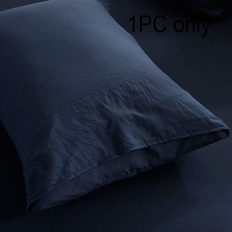 1pc   brushed pillowcases without core super soft and cozy wrinkle fade stain resistant with envelope closure bed pillow cases details 9