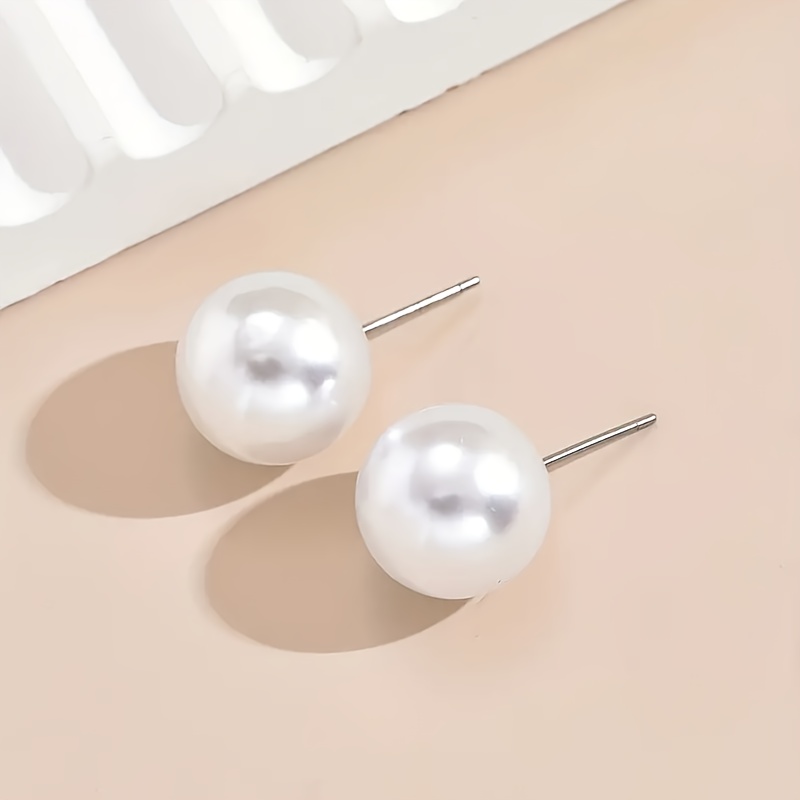 Artificial Pearl Earrings Elegant Easy Style Everyday Wear Additions Delicate Gift For Women