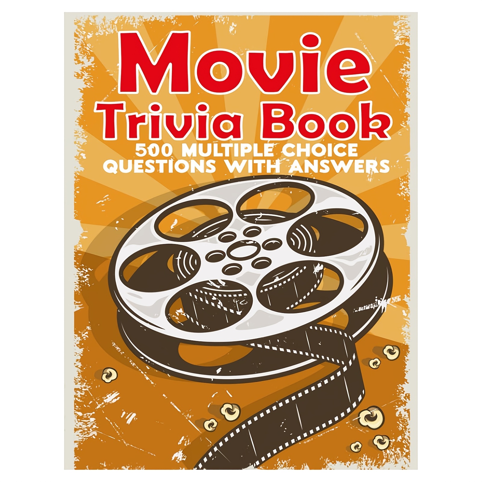 

1pc Movie Trivia Canvas Art Print - 500 Film Quiz With , Hd , Waterproof, Universal Holiday Gift, 12x18 Inches