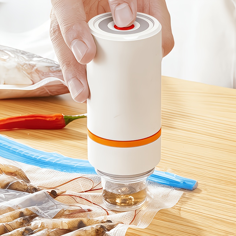 TEMU Electric Vacuum Sealer And Food Vacuum Storage Bag, 3 Different Sizes Of Vacuum Sealed Packaging Bags, A Total Of 9 Sealed Bags, Used For Food