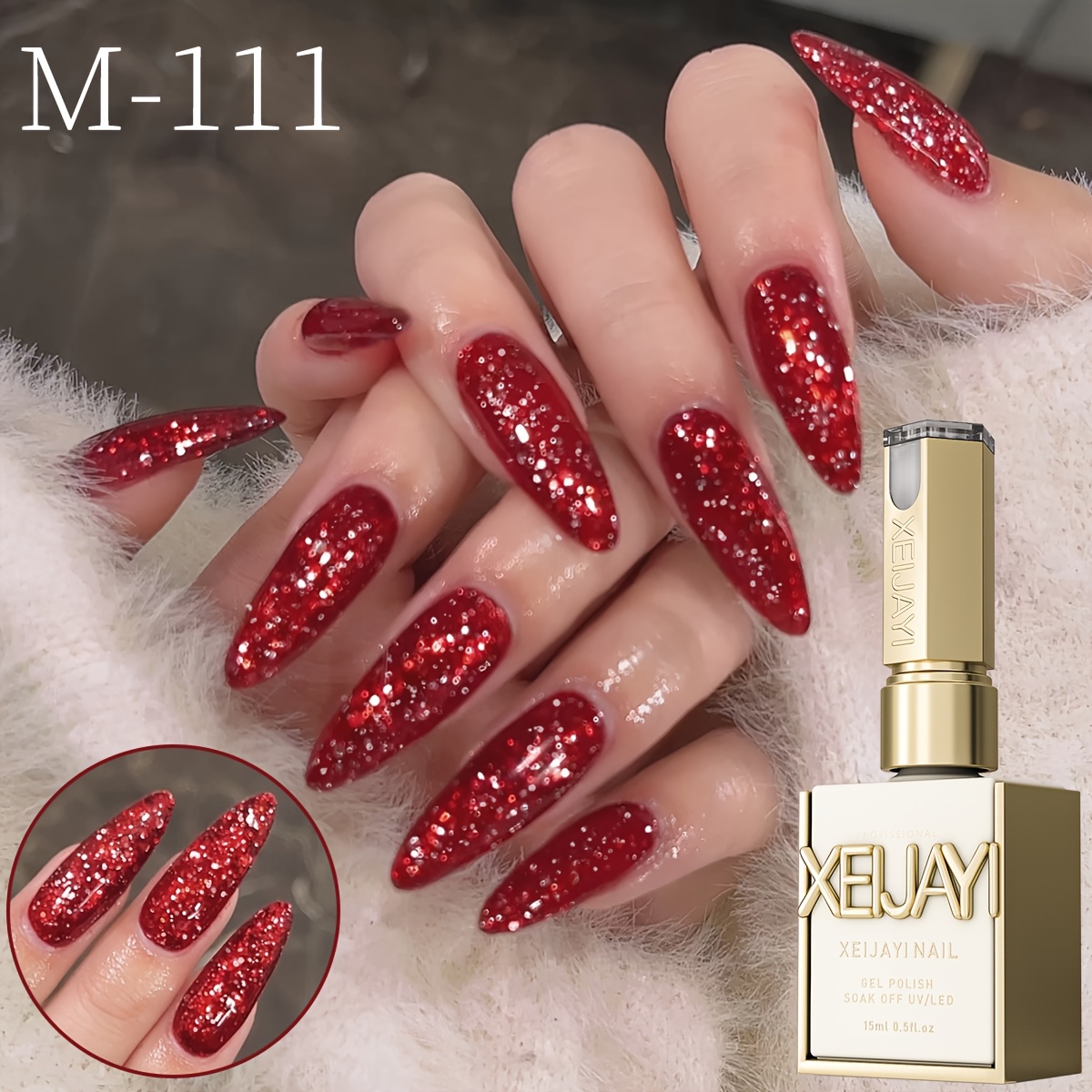 1pc 15ml New Popular Nail Gel Semi-permanent Nail Art Soaking Led Nail Salon Nail Salon Gel