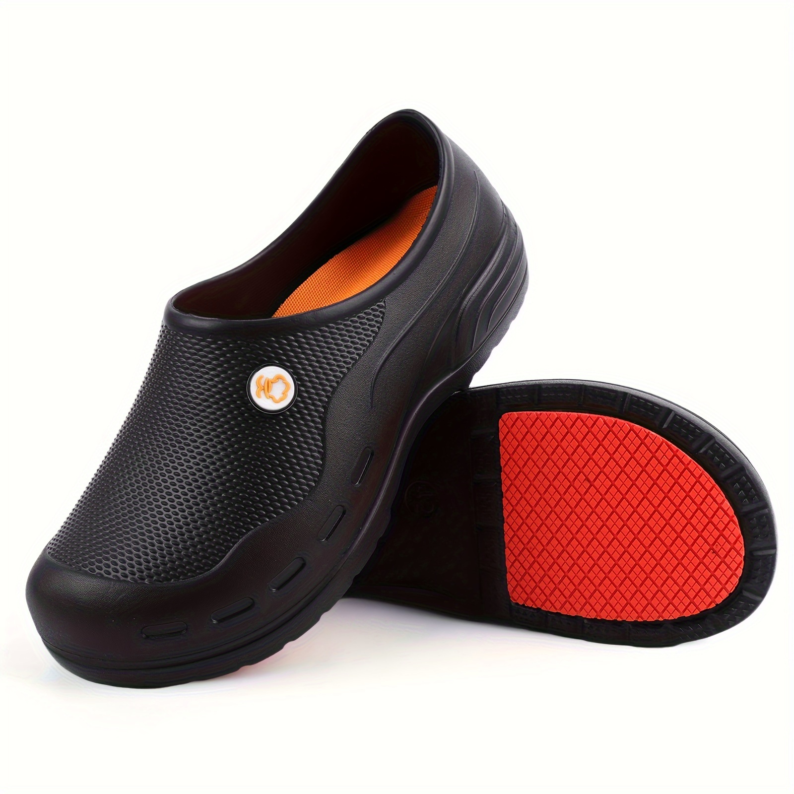 TEMU Shoes For Men Non Clogs Service Water Shoes For Kitchen Indoor Unisex Shoes