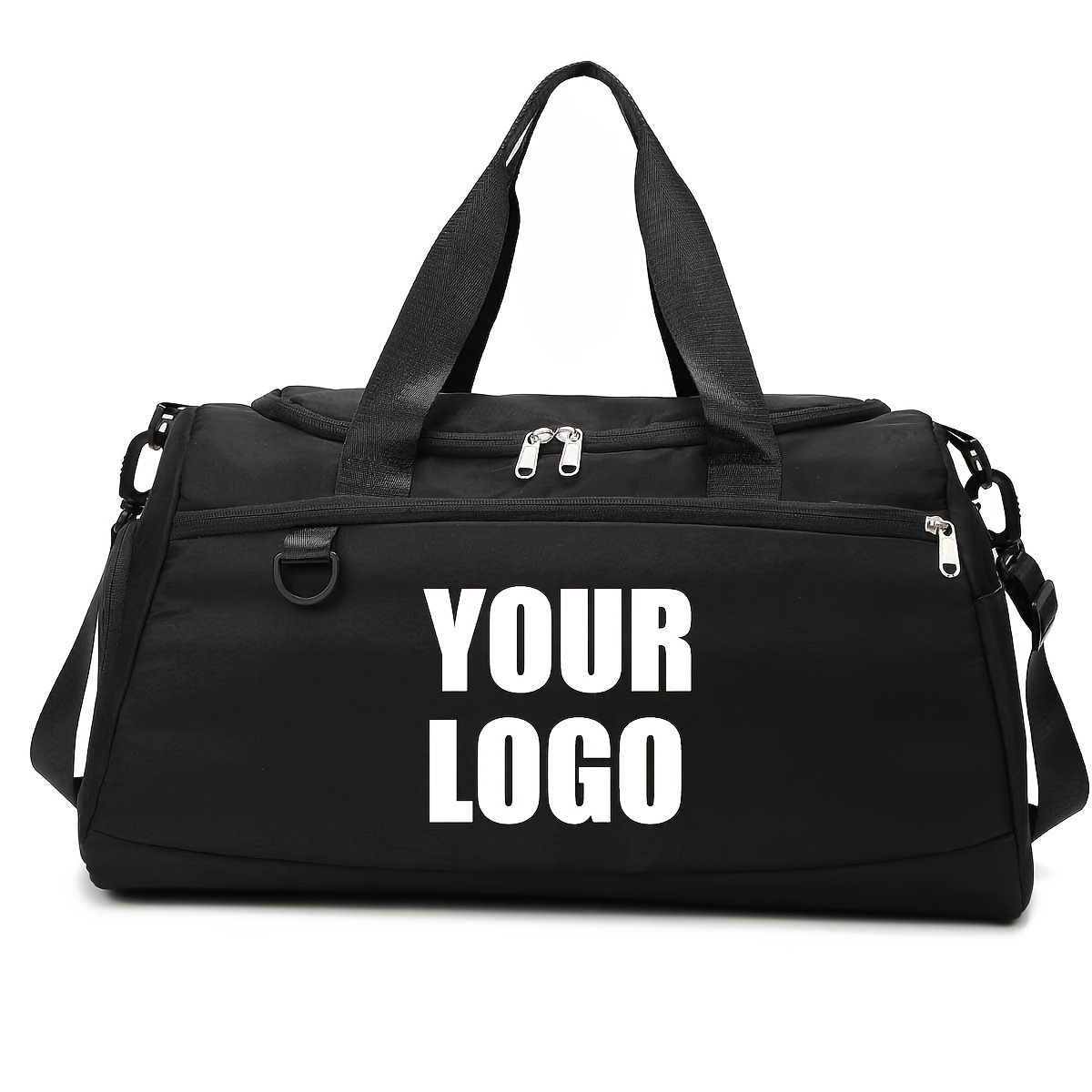 TEMU Borsa da palestra da donna personalizzabile con /LOGO/FOTO. Design a grande capacit�, scomparto per scarpe, separazione -asciutto, chiusura a