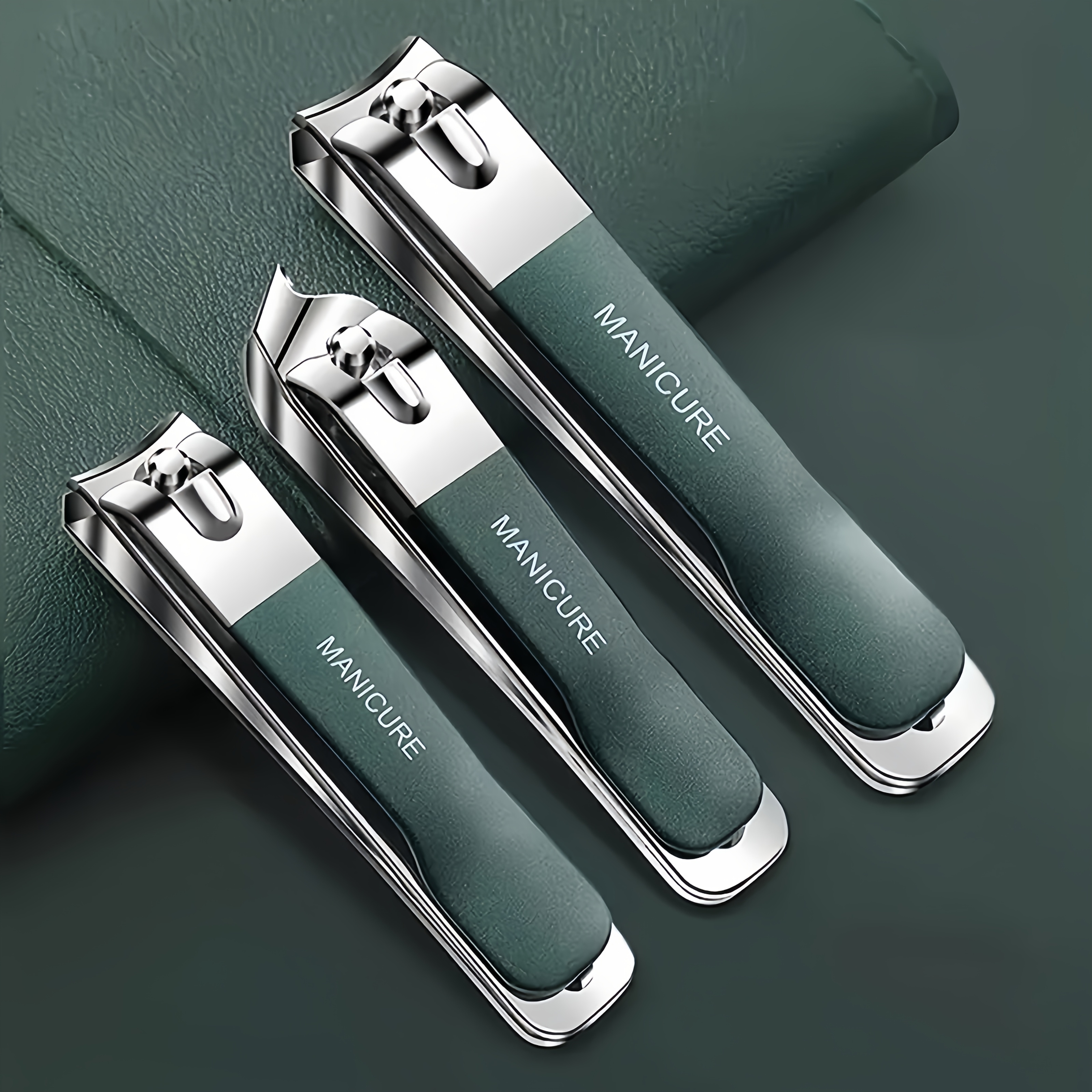 Image of Perfect 3pcs Set Of Nail Clippers, Sharp Fingernail And Toenail Trimming, Nail File, Thickened Stainless Steel Nail Trimming, Suitable For Hand And Foot Care ，for Toenail& Foot Clean