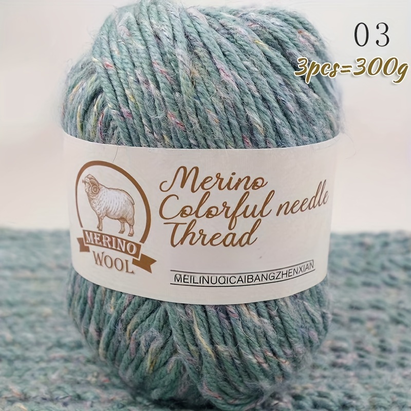E-shop 290G Buntes Chunky Strickgarn Alpaka Garn Leichtes Luxus High-End Boutique Buntes Garn Handgefertigtes Material Strickmantel Pullover Garn