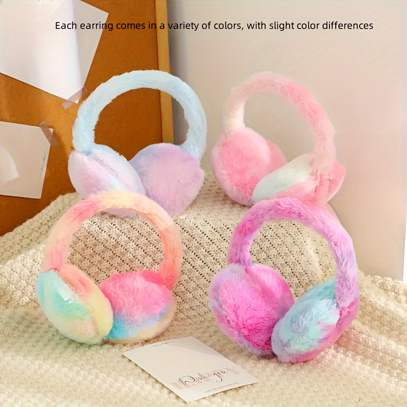 

Y2k Style Rabbit Hair Women's Ear Tips - Comfortable And Winter Warm Ear Tips, Candy