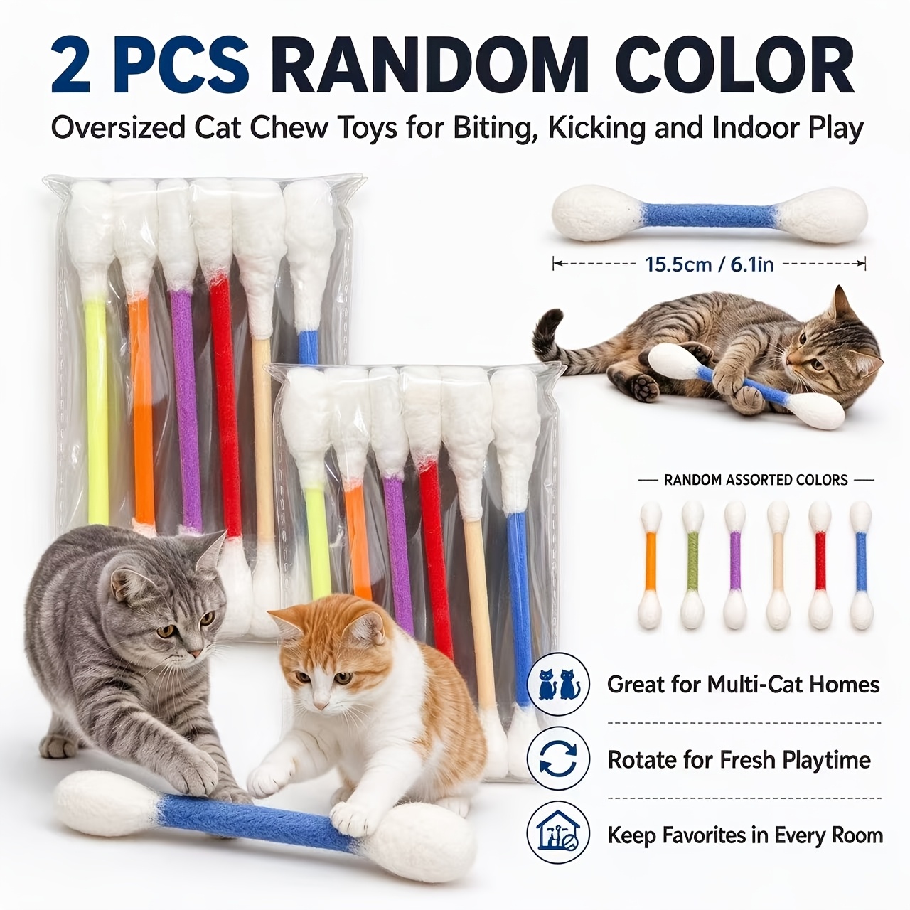 2er-pack große plüschtiere interaktiver angelstab weiche füllung verfolger katzen indoor katzen multi-familien haustier, ohne batterie