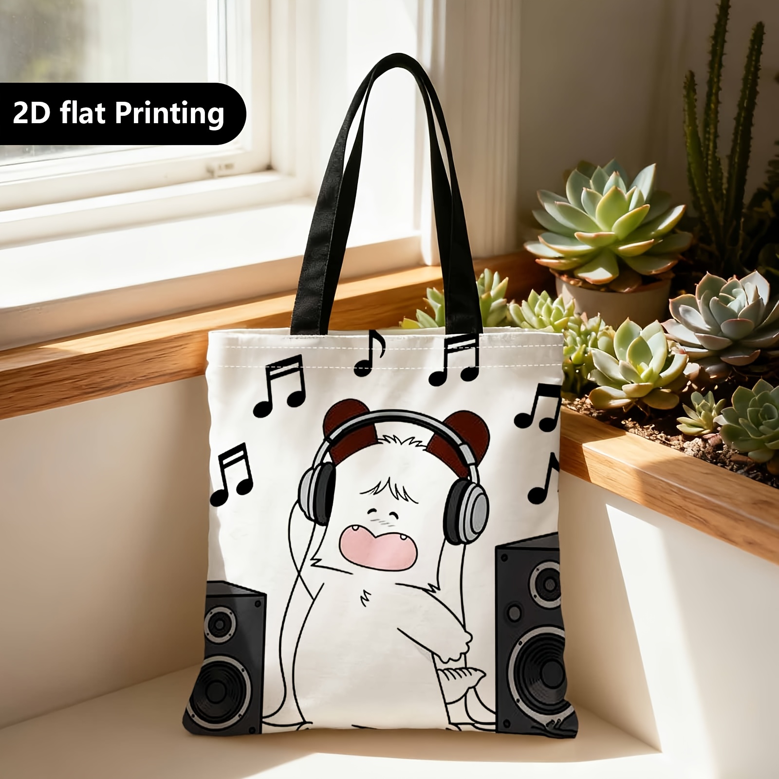 TEMU Borsa per 2D a con animati di animali | Borsa portatile da spalla, schiena e a , adatta per viaggi, cosmetici, stoccaggio per le vacanze,