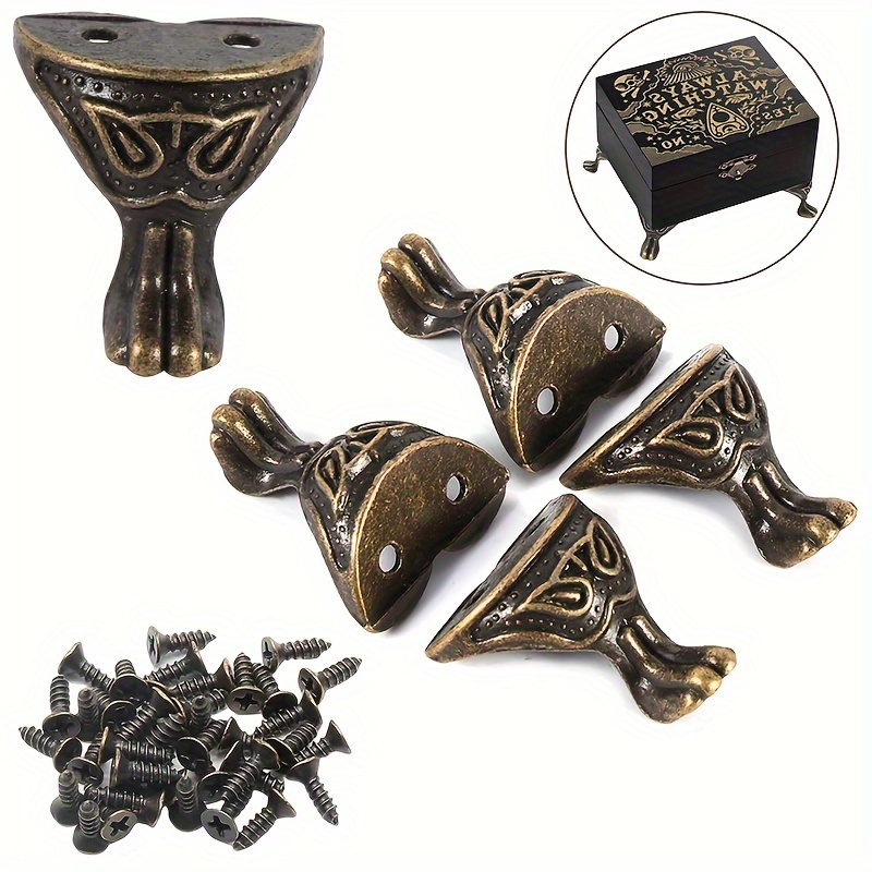 

12pcs Decorative - Zinc Alloy, & , No Required - Includes Mounting For Wooden