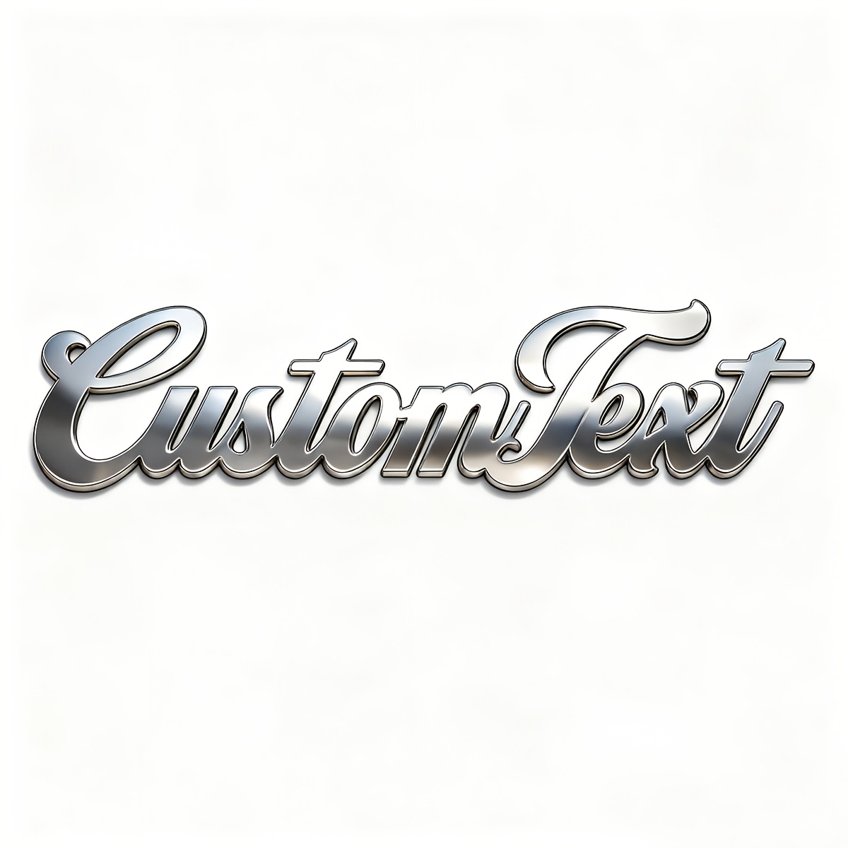 E-shop Benutzerdefinierte Auto Embleme Buchstaben Edition - Metall Buchstaben Emblem für Auto, Aufkleber Cool Badge Dekoration Abziehbilder Zusätze für